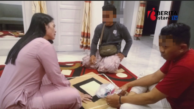 Foto istimewa Media Indonesia Maju Kanan Kaos Merah Diduga Pelaku Oknum Perwira