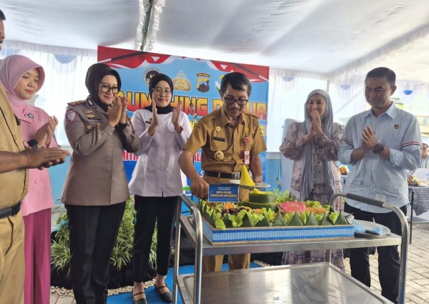 Keterangan Foto: Suasana launching (SPPG) Krikilan, Kabupaten Sragen, Senin (4/5/2026).